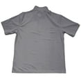 thumbnail image 6 of HomeDM Men's Short Sleeve Quarter Zip Shirts, Casual Solid Color Summer Basic Tee, Gray, 6 of 7