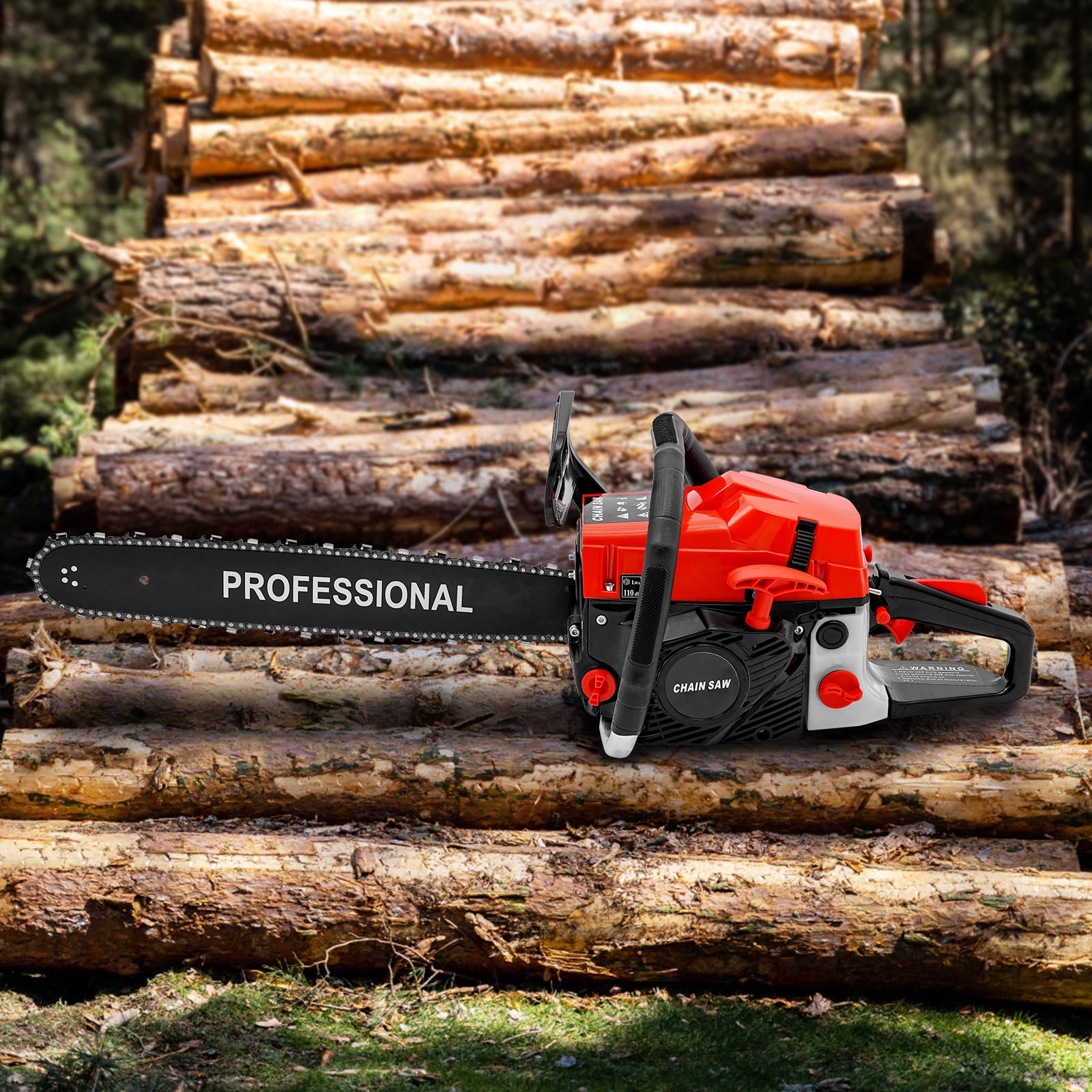 Petrol Chainsaw, Handheld Petrol Chain Saws, 20 Inch Gasoline Chainsaw