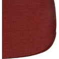 thumbnail image 3 of Klear Vu Gripper Non-Slip Mid Century Modern Shell Chair Cushion for Dining Room and Kitchen, Extra Thick Fill, Omega Upholstery Fabric, Set of 4, Flame, 3 of 5