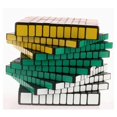thumbnail image 2 of New!! Shengshou 10x10x10 Speed Cube Puzzle 10x10 ,Black, 2 of 7