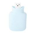 thumbnail image 3 of Bolsa de agua para terapia de calor y frío, bolsa de agua de silicona suave para agua caliente Bolsa de agua caliente Valor inmejorable, 3 of 8