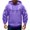 Purple, variant on Dwelliawo Cargo Hoodies for Men Quarter Zip Cargo Pullover Hoodie Fashion Hooded Sweatshirts Winter Tactical Sweatshirts with Pockets Black L