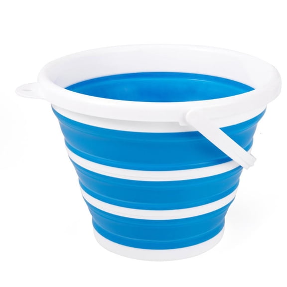 HILOGEL Collapsible Bucket Folding Wash Basin Bucket Camping Travel Household Cleaning