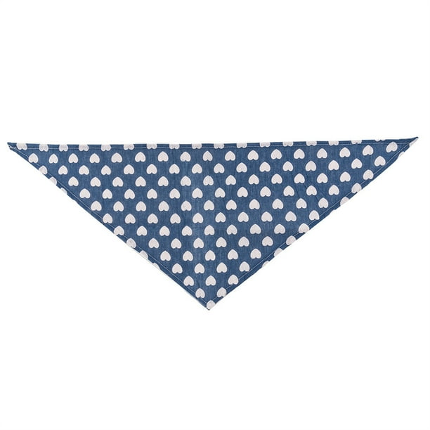 Methold Bufanda de baba para mascotas, transpirable, suave, de algodón, punteada, cálida, Triangular, ajustable, toalla decorativa, regalo de Festival Ropa para mascotas Rosado Methold PT003850-02