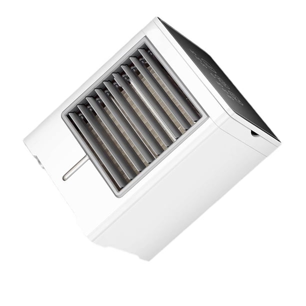 Mini Aire Acondicionado de 3 Velocidades, Bajo Consumo de Energía Ahorro de Espacio de Ahorro de Viento Ajustable Mini Aire Acondicado Con Tanque de Agua de 470 ml