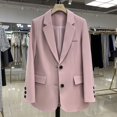 thumbnail image 1 of Petit Costume Noir Veste Décontractée pour Femmes Style Coréen Design Sens Manteau, 1 of 6