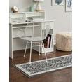 thumbnail image 3 of Rugs.com Aurelia Collection Rug – 8 Ft Runner Charcoal Medium-Pile Rug Perfect For Hallways, Entryways, 3 of 3