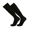 thumbnail image 1 of MZXELPRJD Chaussettes Invisibles Chaussettes de Compression pour Femmes pour Hommes & Bas de Compression Gradués Hauteur Genou Mollet Jambe & Pied, Chaussettes Blanches Femmes Noir G, 1 of 4