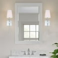thumbnail image 7 of Kira Home Torche 20" Wall Sconce/Wall Light + Linen Shade, Chrome Finish, 7 of 7