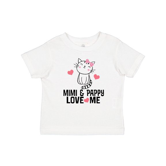 Inktastic Mimi and Pappy Granddaughter Cat Girls Baby T-Shirt