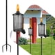 thumbnail image 1 of Antorchas para Exteriores FALBAWR de Vidrio Negro de 55" con Soporte de 3 Puntas y Capacidad de 473 ml, 1 of 7