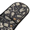 thumbnail image 2 of Dailycode Double Sided Oven Mitt with Loop Heat Resistant Kitchen Long Potholders 7" x 35" Rock Music, 2 of 6