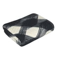 thumbnail image 4 of Polyester Long Towel Multi-Size Water Absorption Good Bright Fluffy Soft For Bathroom Swimming Pool Beach Outdoor Travel Darkgray Checked Hand-Drawn Sketch_1, 4 of 8