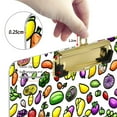 thumbnail image 4 of Fruits and Vegetables Pattern 12.5x9in Clipboard, Durable Acrylic with Metal Clip and Wall Hook for Office or Classroom, 4 of 10
