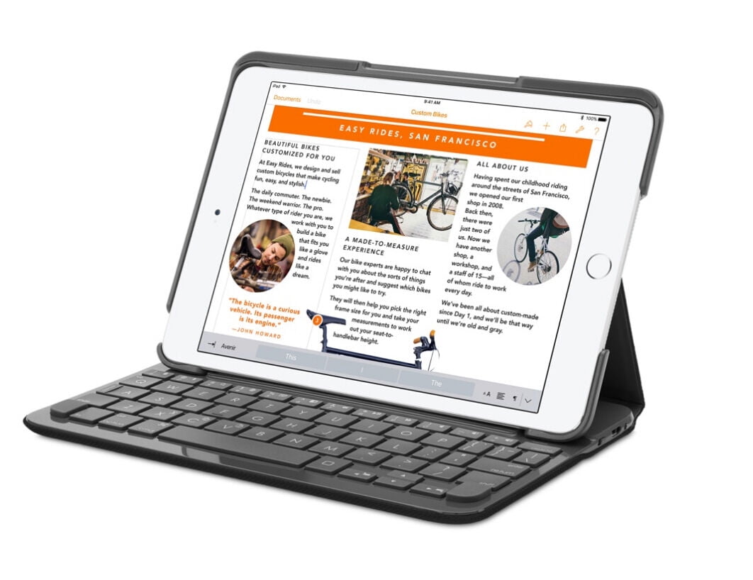 Logitech Canvas Keyboard for iPad mini 2, and 3 Black (Open Box) Walmart.com