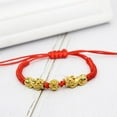 thumbnail image 5 of 1pcs Double Red String Bracelet Fashion Jewelry Bracelets Gift Best K7O6 D1H1, 5 of 9