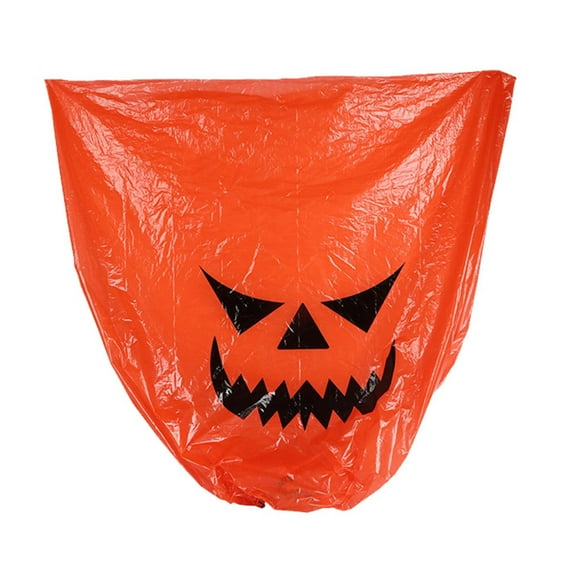 JoyMoreHome Halloween Fallen Leaves Bags, Plastic Lawn Bags for Yard Fall Leaf Halloween Decorations, Trash Bag for Halloween Party, Halloween Decoration Supplies
