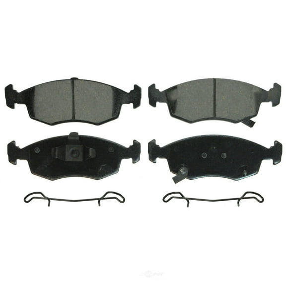 Wagner QuickStop ZD1568 Ceramic Disc Brake Pad Set Fits select: 2012-2015,2017 FIAT 500