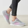 thumbnail image 6 of Ablanczoom Womens Sneakers Breathable Mesh lightweight Lace-up Woman Running Athletic Tennis Walking Shoes, 6 of 7
