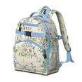 thumbnail image 2 of Spacious student backpack, lightweight and multi-layered, water-resistant, durable and perfect for travel, accented with small Butterfly motif., 2 of 6