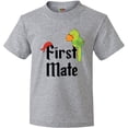 thumbnail image 3 of Inktastic First Mate Pirate with Parrot and Bandanna Youth T-Shirt, 3 of 5