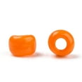 thumbnail image 6 of 12/0 Opaque Colours Round Glass Seed Beads Dark Orange Size: about 2mm in diameter hole:1mm about 3303pcs/50g, 6 of 6