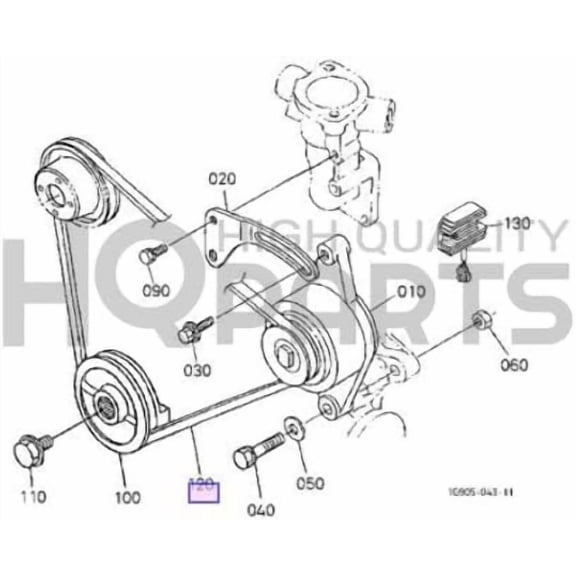 Genuine KUBOTA Belt 17594-97010