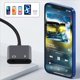 thumbnail image 5 of Adaptador de Audio Auxiliar 2 en 1 USB C A 3,5 Mm/Tipo C Convertidor de Auriculares Auxiliar de Audio de Carga Rápida PD60W, 5 of 5