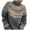 Grey, variant on Vedolay Women's Pullover 2023 O Neck Pullover Sweater Knit Tops Blouse Grey,3XL