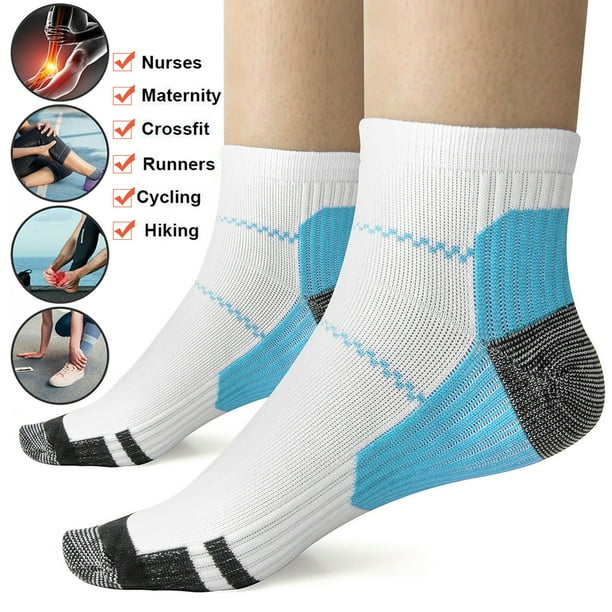 Unisex 1520 mmHg Compression Socks Plantar Fasciitis Relief Foot Pain