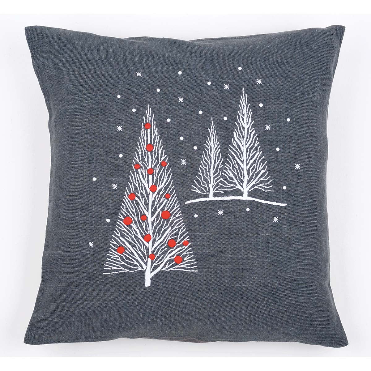 Vervaco® Christmas Trees Pillow Cover Stamped Embroidery Kit Walmart