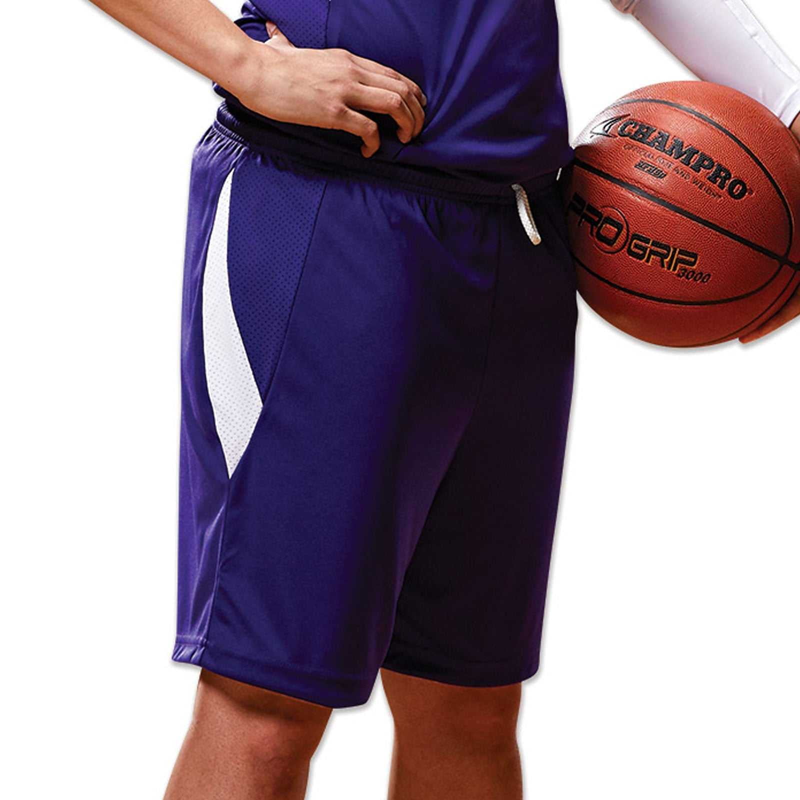 Maillot De Basket-ball R Versible En Polyester CHAMPRO Pivot Pour Adulte Taille Xxl Blanc Royal~p122681508