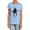Light Blue, variant on Superman Paisley Sihouette Women's T Shirt, Pink, Small