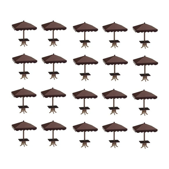 crativent 20x Mini 4 Corner Umbrella for Micro Prop Photo Sand 1: Scene Red 100 Model