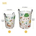 thumbnail image 5 of Daiia winter Christmas And New Year Deer Laundry Hamper With Handles Large Storage Basket/Toy Organizer/Dirty Clothes Collapsible Waterproof For College Dorms, Bedroom,Bathroom, 5 of 8