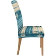 thumbnail image 3 of RYLABLUE Nautical Style with a Lettering Stretch Chair Cover Protector Seat Slipcover for Dining Room Hotel Wedding Party Set of 6, 3 of 5