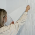 thumbnail image 7 of Tempaper x Bobby Berk Shift Gray and White Removable Peel and Stick Wallpaper, 20.5" x 16.5', 7 of 7