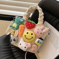 thumbnail image 2 of Bolso de marca de diseñador para mujer, nuevo bolso de hombro tipo cubo de lona con estampado de dibujos animados, a la moda, muy vendido, 2023, 2 of 5