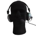 thumbnail image 6 of Dengjunhu 2 Pcs Mannequin Head Stand Model, Foam Black Velvet Male Wigs Display Model, Mannequin Manikin Head for Wig, Hat, Glasses, 6 of 7