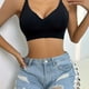 thumbnail image 1 of Scallop Trim Wireless Bra, Comfortable & Breathable Seamless Everyday Intimates Bra, Women's Lingerie & Underwear, 1 of 5