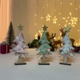 thumbnail image 3 of keepw Christmas Tree Decoration Exquisite Unique Home Shop Showcase Scene Layout Xmas Decor Festival Ornament Table Decorations White, 3 of 8