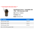 thumbnail image 2 of Speedometer Sensor - Compatible with 1996 - 1999 Chevy C1500 1997 1998, 2 of 2