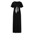 thumbnail image 4 of Fankiway Women'S Sleeveless Crew Neck with Pocket Floral Vintage Large Dress Plus Size Dresses for Curvy Women Spring Dresses for Women 6202, 4 of 8