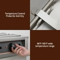 thumbnail image 6 of Acekid Chocolate Tempering Machine - 4.12 QT*2 Tanks, TEMP Control 86~176℉, 1500W Stainless Steel Electric Commercial Food Warmer, 6 of 7