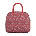 thumbnail image 2 of Womens Red Cartoon Dinosaurs Snowflakes Pattern Lunch Box for Work,Insulated Lunch Bag for Women,Loncheras Para Mujer,Leakproof Adult Lunch Bag for Work,Beach,Travel,Picnic,Camping, 2 of 7