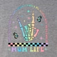 thumbnail image 6 of Wild Bobby Motherhood Some Days I Rock It Skeleton Hand Women Tri-Blend Racerback Tank Top, 6 of 6