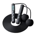thumbnail image 1 of koolsoo Jump Rope Skipping Rope Adjustable with Calorie Counter for Fitness Gym Home black, 1 of 9