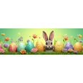 thumbnail image 4 of Colorful Welcome Easter Banner Background Party Decorations for Easter Party Spring Event Family Gathering Photography Props, 4 of 8