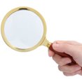 thumbnail image 3 of Magnifying Glass, Comfortable Grip Handheld Magnifier Ergonomic  For Home Use, 3 of 8