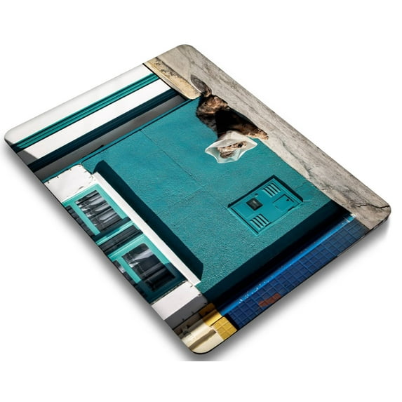 KSK KAISHEK Compatible with Newest MacBook Air 13 inch Case 2022/2021/2020/2019/2018 Rel. Model A1932&A2179&A2337 m1, Plastic Hard Case + Black Keyboard Cover, Animal A 0319